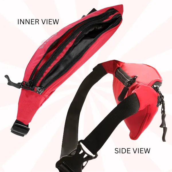 Red_Polyester_Waist_Pouch_For_Men_&_Women