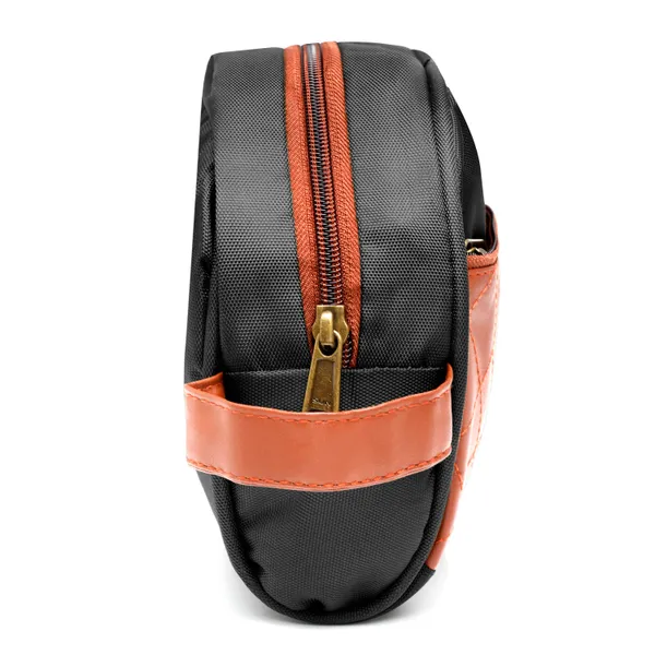 Black_Polyester_With_Faux_Leather_Daily_Use_&_Travel_Toiletry_Bag_For_Men_&_Women