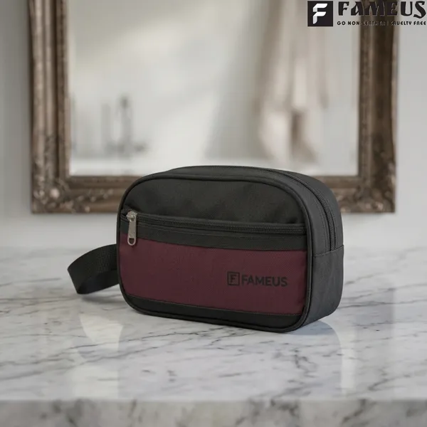Maroon_Polyester_Daily_Use_&_Travel_Toiletry_Bag_For_Men_&_Women