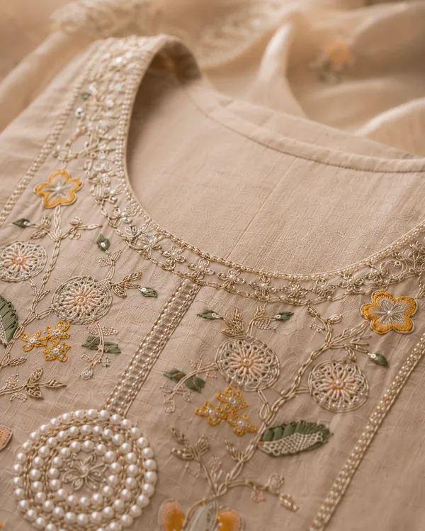 Beige_Embroidered_Anarkali_Kurta_Pant_Set_with_Dupatta