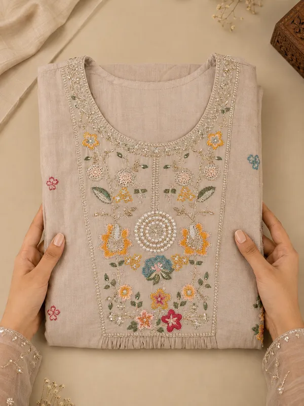 Beige_Embroidered_Anarkali_Kurta_Pant_Set_with_Dupatta