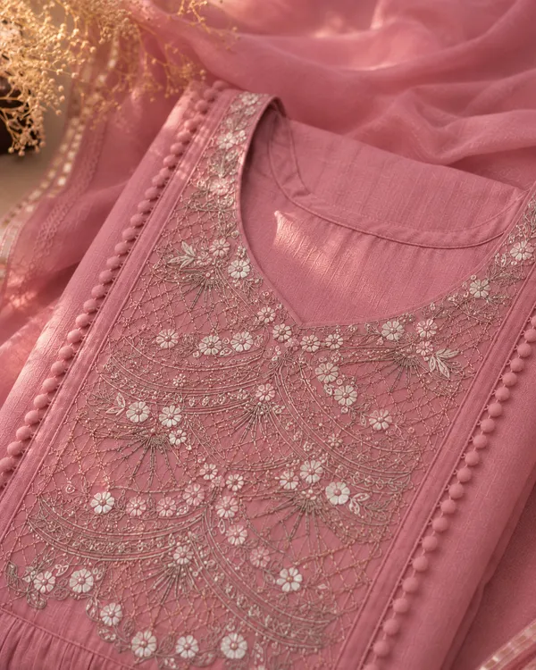 Blush_Pink_Embroidered_Premium_Mul_Chanderi_Kurta_Pant_Set_with_Dupatta
