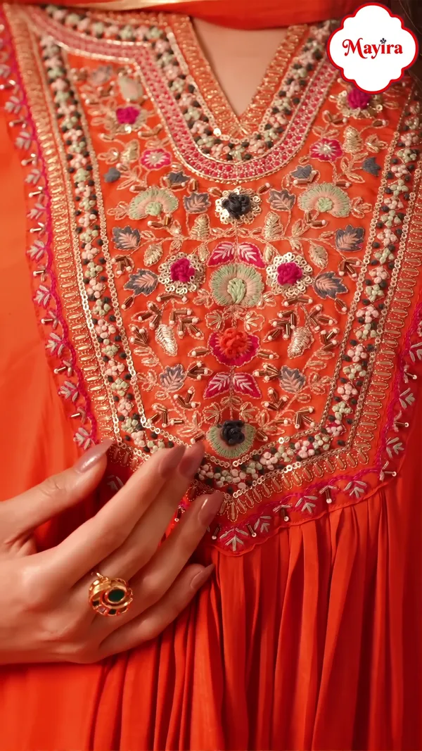 Elegant_Orange_Anarkali_Set_with_Rich_Fall_and_Intricate_Embroidery