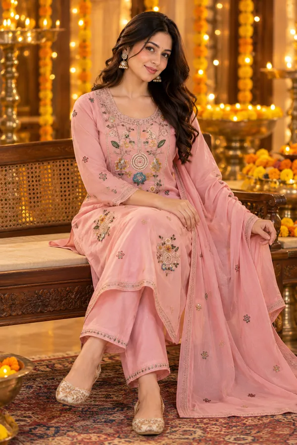 Women_Blush_Pink_Premium_Mul_Chanderi_Embroidered_Kurta_with_Pant_&_Dupatta_|_Festive_Ethnic_Suit_Set