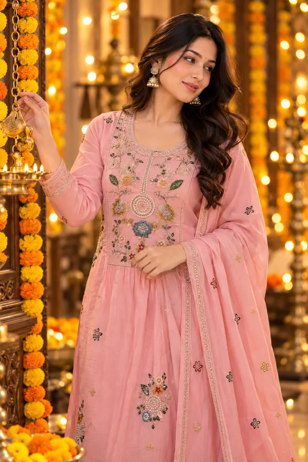 Women_Blush_Pink_Premium_Mul_Chanderi_Embroidered_Kurta_with_Pant_&_Dupatta_|_Festive_Ethnic_Suit_Set