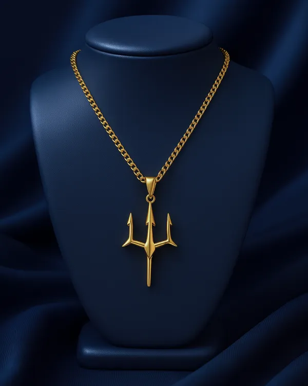 Premium_Trident_Locket_With_Cuban_Chain_For_Men_22k_Gold_Plated_With_6-Month_Anti-Fading_Warranty