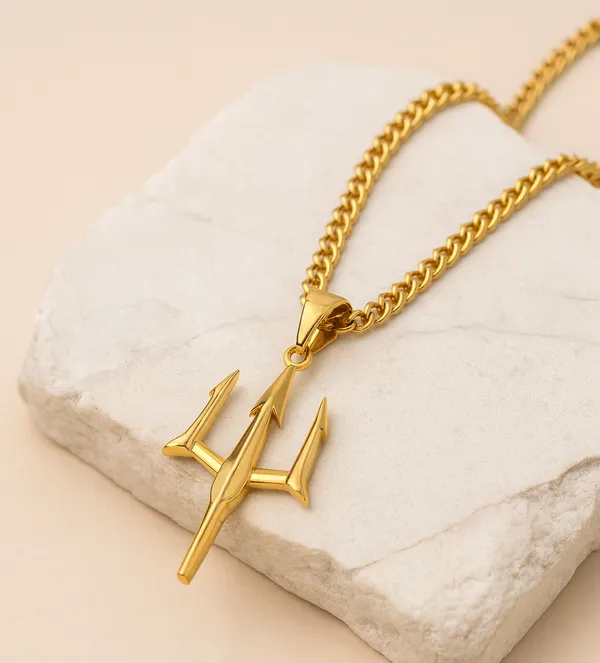 Premium_Trident_Locket_With_Cuban_Chain_For_Men_22k_Gold_Plated_With_6-Month_Anti-Fading_Warranty