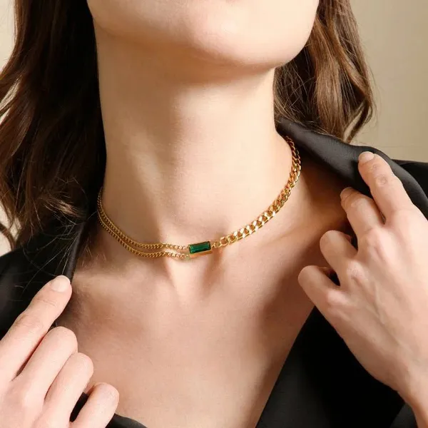 Gold_Grade_316L_Stainless_Steel_Necklace_For_Women