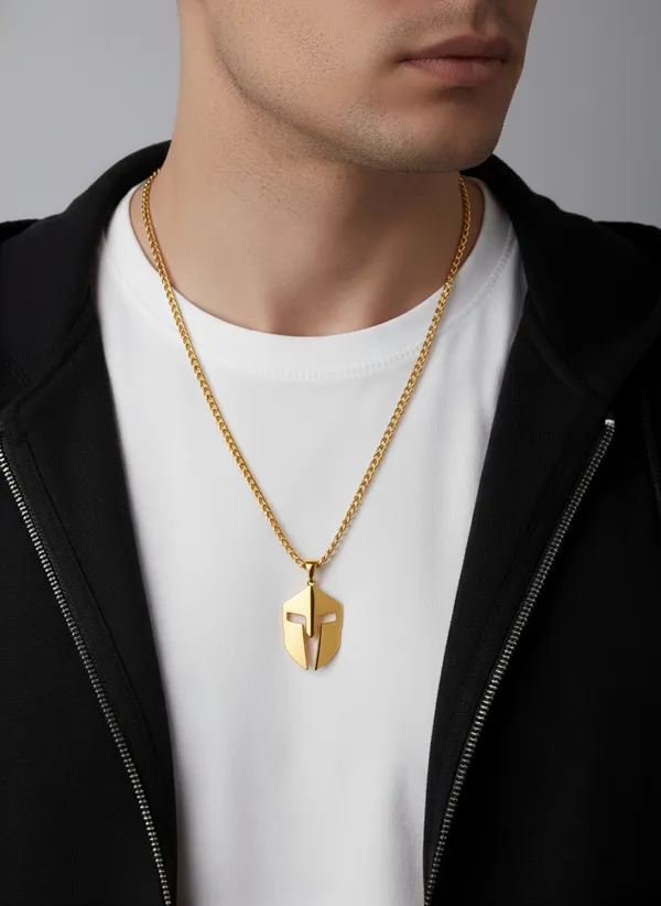 Premium_Spartan_Locket_For_Men_22k_Gold_Plated_With_6-Month_Anti-Fading_Warranty