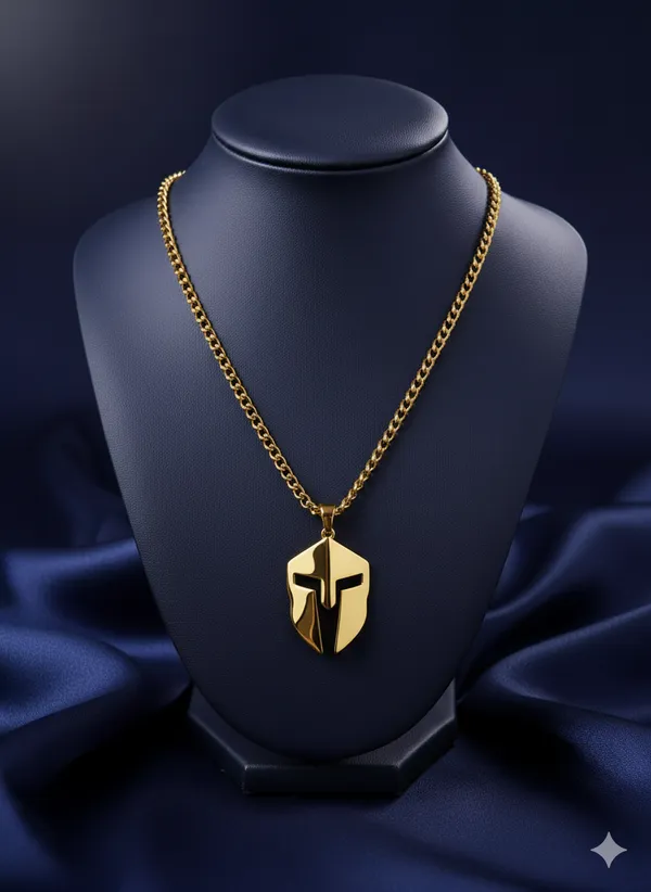 Premium_Spartan_Locket_For_Men_22k_Gold_Plated_With_6-Month_Anti-Fading_Warranty