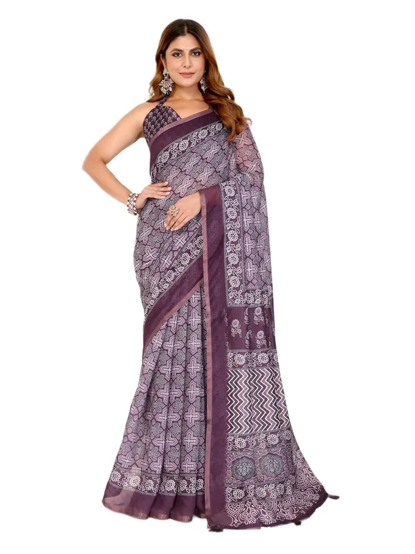 Women's_Elegant_Chanderi_Saree_with_Digital_Prints_|_Floral,_Leaf,_Geometric_&_Ethnic_Designs_|_Traditional,_Festive_&_Wedding_|_5.5m_Saree_+_0.8m_Blouse_(Wine_Purple)
