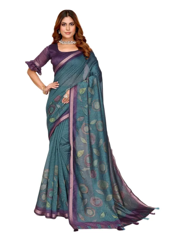 Women's_Chanderi_Silk_Saree_with_Digital_Printed_for_Women_|_For_Traditional,_Festive_&_Wedding_|_5.5m_Saree_+_0.8m_Blouse_(Teal_Blue_&_Purple)