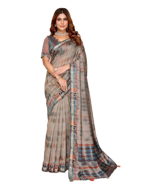 Women's_Chanderi_Silk_Saree_with_Digital_Printed_for_Women_|_For_Traditional,_Festive_&_Wedding_|_5.5m_Saree_+_0.8m_Blouse_(Grey_&_Rust_Pattern)
