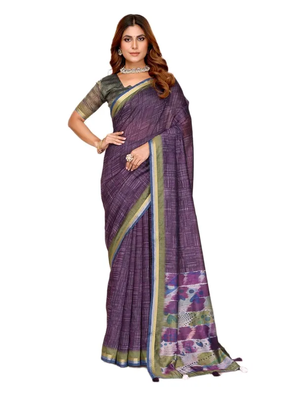 Women's_Chanderi_Silk_Saree_with_Digital_Printed_for_Women_|_For_Traditional,_Festive_&_Wedding_|_5.5m_Saree_+_0.8m_Blouse_(Purple_&_Green)