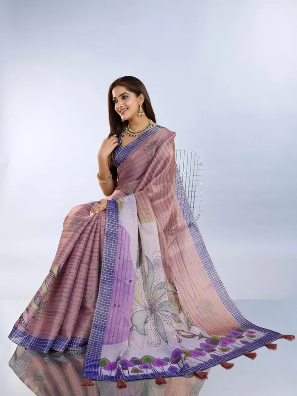 Women's_Erode_Anmol_Silk_Printed_Saree_for_Women_|_Elegant_Floral,_Abstract_&_Geometric_Designs_|_For_Wedding,_Festive_|_5.5m_Saree_+_0.8m_Blouse_Piece_(Brown_&_Multicolor)