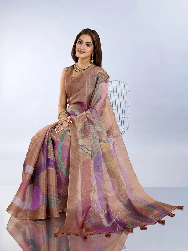 Women's_Erode_Anmol_Silk_Printed_Saree_for_Women_|_Elegant_Floral,_Abstract_&_Geometric_Designs_|_For_Wedding,_Festive_|_5.5m_Saree_+_0.8m_Blouse_Piece_(Brown_&_Multicolor)