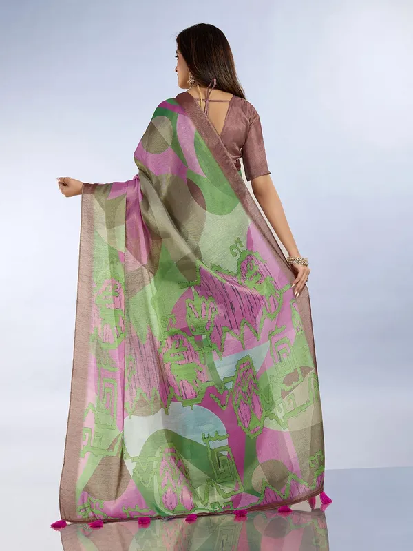 Women's_Erode_Anmol_Silk_Printed_Saree_for_Women_|_Elegant_Floral,_Abstract_&_Geometric_Designs_|_For_Wedding,_Festive_|_5.5m_Saree_+_0.8m_Blouse_Piece_(Olive_Green_&_Pink)