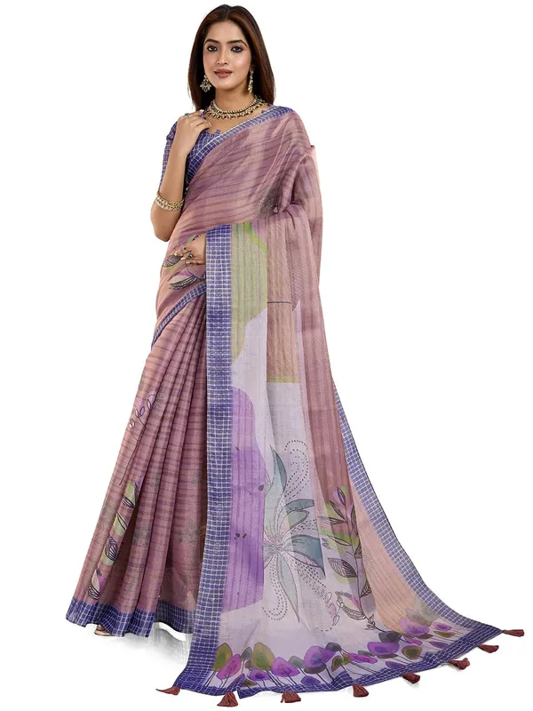 Women's_Erode_Anmol_Silk_Printed_Saree_for_Women_|_Elegant_Floral,_Abstract_&_Geometric_Designs_|_For_Wedding,_Festive_|_5.5m_Saree_+_0.8m_Blouse_Piece_(Lavender_&_Multicolor)