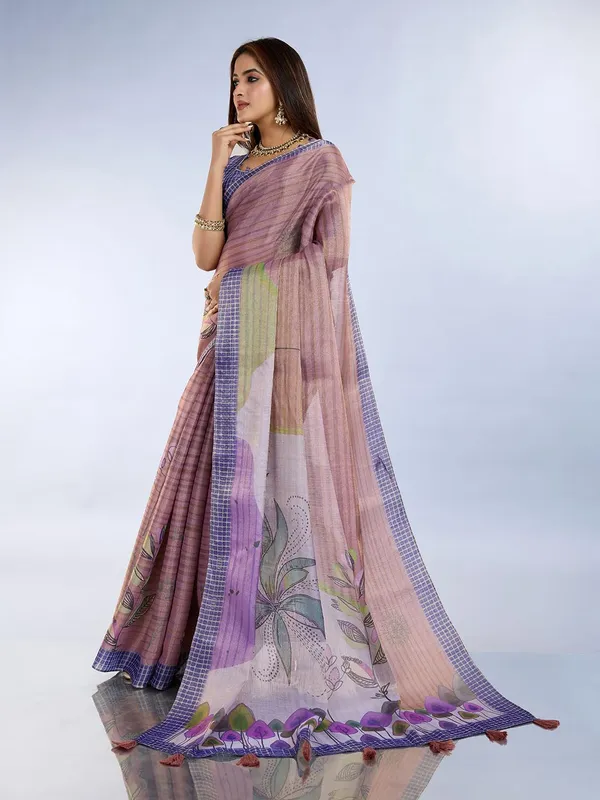 Women's_Erode_Anmol_Silk_Printed_Saree_for_Women_|_Elegant_Floral,_Abstract_&_Geometric_Designs_|_For_Wedding,_Festive_|_5.5m_Saree_+_0.8m_Blouse_Piece_(Lavender_&_Multicolor)