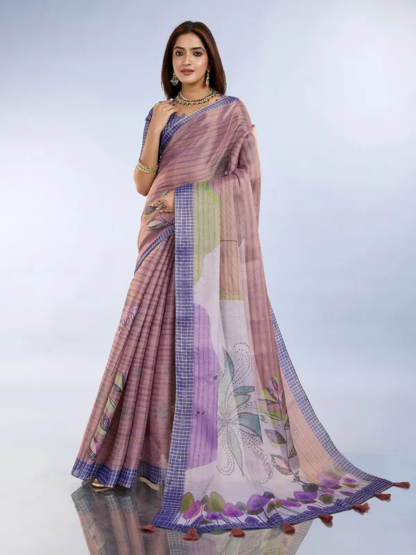 Women's_Erode_Anmol_Silk_Printed_Saree_for_Women_|_Elegant_Floral,_Abstract_&_Geometric_Designs_|_For_Wedding,_Festive_|_5.5m_Saree_+_0.8m_Blouse_Piece_(Lavender_&_Multicolor)