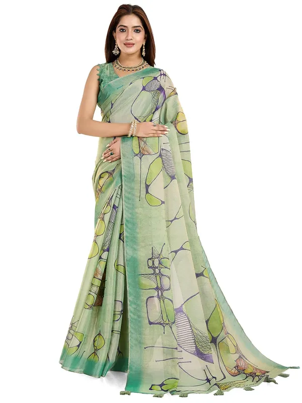 Women's_Erode_Anmol_Silk_Printed_Saree_for_Women_|_Elegant_Floral,_Abstract_&_Geometric_Designs_|_For_Wedding,_Festive_|_5.5m_Saree_+_0.8m_Blouse_Piece_(Light_Green_&_Multicolor)