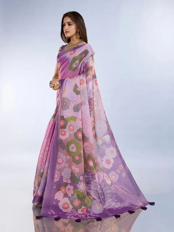 Women's_Erode_Anmol_Silk_Printed_Saree_for_Women_|_Elegant_Floral,_Abstract_&_Geometric_Designs_|_For_Wedding,_Festive_|_5.5m_Saree_+_0.8m_Blouse_Piece_(Lavender_&_Pink_Green_&_Purple)
