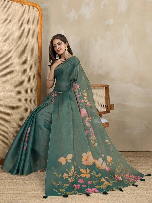Women's_Erode_Anmol_Silk_Printed_Saree_for_Women_|_Elegant_Floral,_Abstract_&_Geometric_Designs_|_For_Wedding,_Festive_|_5.5m_Saree_+_0.8m_Blouse_Piece_(Teal_Green_&_Multicolor)