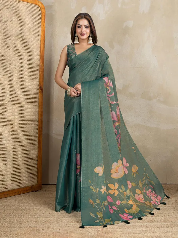 Women's_Erode_Anmol_Silk_Printed_Saree_for_Women_|_Elegant_Floral,_Abstract_&_Geometric_Designs_|_For_Wedding,_Festive_|_5.5m_Saree_+_0.8m_Blouse_Piece_(Teal_Green_&_Multicolor)
