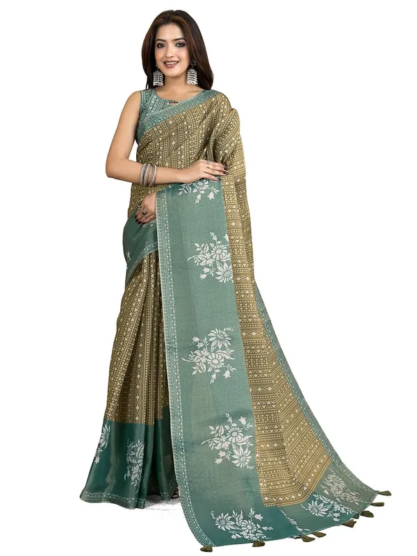 Women's_Erode_Anmol_Silk_Printed_Saree_for_Women_|_Elegant_Floral,_Abstract_&_Geometric_Designs_|_For_Wedding,_Festive_|_5.5m_Saree_+_0.8m_Blouse_Piece_(Olive_Green)