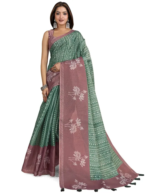 Women's_Erode_Anmol_Silk_Printed_Saree_for_Women_|_Elegant_Floral,_Abstract_&_Geometric_Designs_|_For_Wedding,_Festive_|_5.5m_Saree_+_0.8m_Blouse_Piece_(Green_&_Mauve)