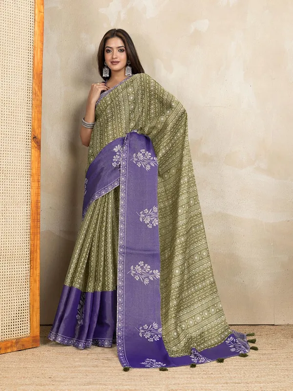 Women's_Erode_Anmol_Silk_Printed_Saree_for_Women_|_Elegant_Floral,_Abstract_&_Geometric_Designs_|_For_Wedding,_Festive_|_5.5m_Saree_+_0.8m_Blouse_Piece_(Olive_Green_&_Purple)