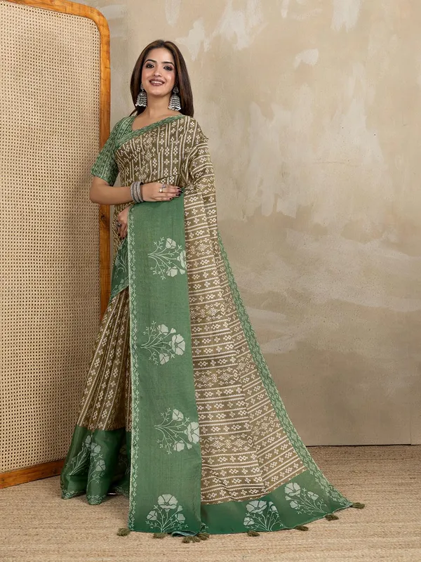 Women's_Erode_Anmol_Silk_Printed_Saree_for_Women_|_Elegant_Floral,_Abstract_&_Geometric_Designs_|_For_Wedding,_Festive_|_5.5m_Saree_+_0.8m_Blouse_Piece_(Green_&_Beige)