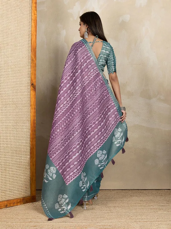 Women's_Erode_Anmol_Silk_Printed_Saree_for_Women_|_Elegant_Floral,_Abstract_&_Geometric_Designs_|_For_Wedding,_Festive_|_5.5m_Saree_+_0.8m_Blouse_Piece_(Purple_&_Teal)