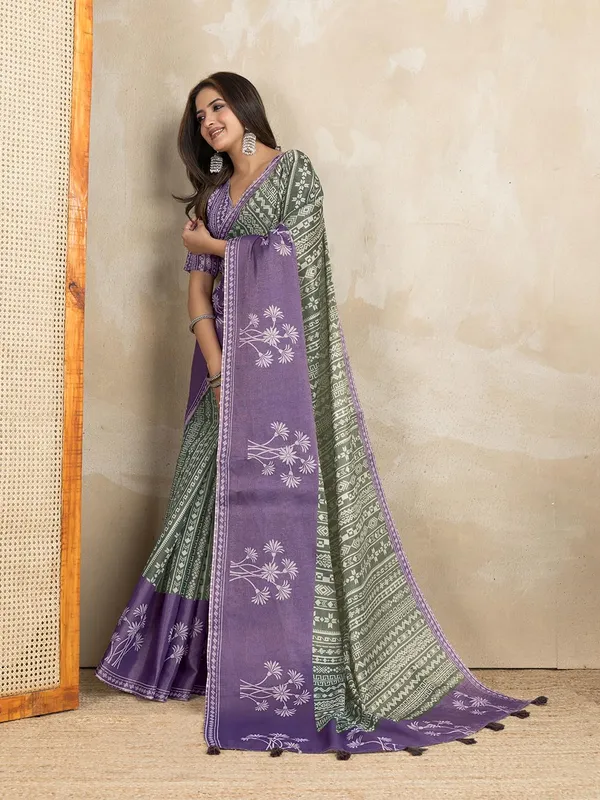 Women's_Erode_Anmol_Silk_Printed_Saree_for_Women_|_Elegant_Floral,_Abstract_&_Geometric_Designs_|_For_Wedding,_Festive_|_5.5m_Saree_+_0.8m_Blouse_Piece_(Purple_&_Green)