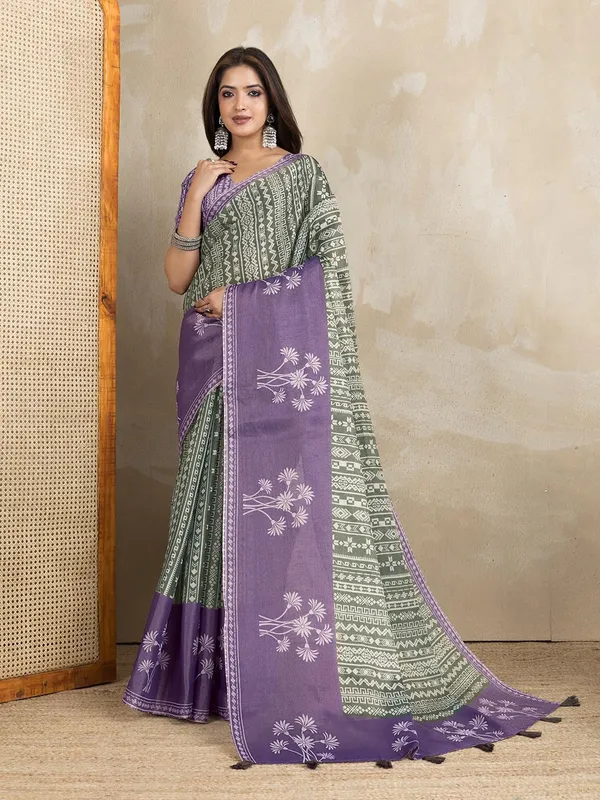 Women's_Erode_Anmol_Silk_Printed_Saree_for_Women_|_Elegant_Floral,_Abstract_&_Geometric_Designs_|_For_Wedding,_Festive_|_5.5m_Saree_+_0.8m_Blouse_Piece_(Purple_&_Green)