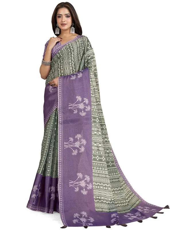 Women's_Erode_Anmol_Silk_Printed_Saree_for_Women_|_Elegant_Floral,_Abstract_&_Geometric_Designs_|_For_Wedding,_Festive_|_5.5m_Saree_+_0.8m_Blouse_Piece_(Purple_&_Green)