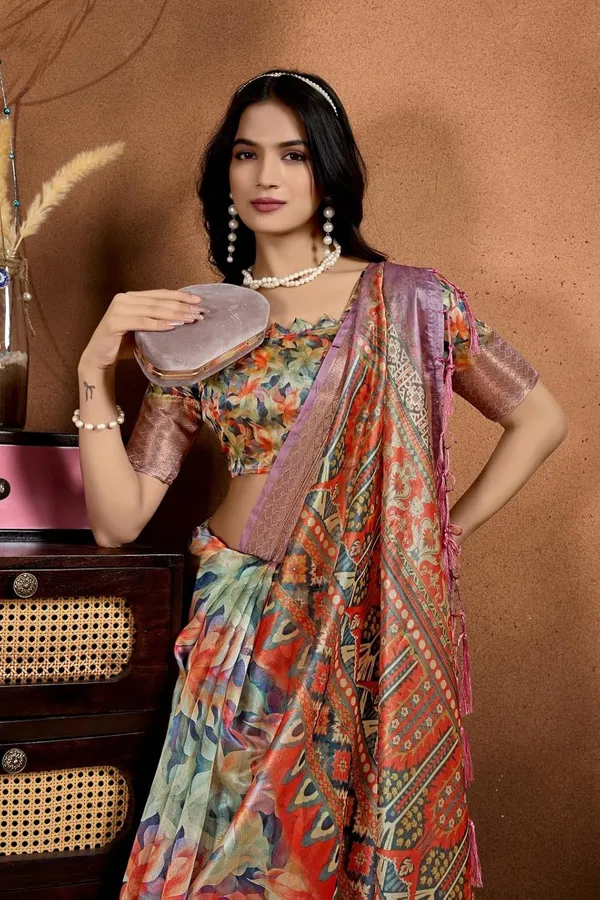 Women's_Elegant_Soft_Silk_Blend_Saree_with_Zari_Border_&_Designer_Printed_Pallu_for_Women_|_For_Traditional,_Festive_&_Wedding_|_5.5m_Saree_+_0.8m_Blouse_(Multicolor_&_Lavender)
