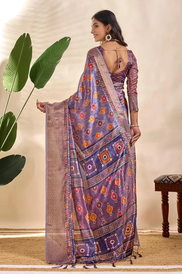 Women's_Elegant_Soft_Silk_Blend_Saree_with_Zari_Border_&_Designer_Printed_Pallu_for_Women_|_For_Traditional,_Festive_&_Wedding_|_5.5m_Saree_+_0.8m_Blouse_(Purple)