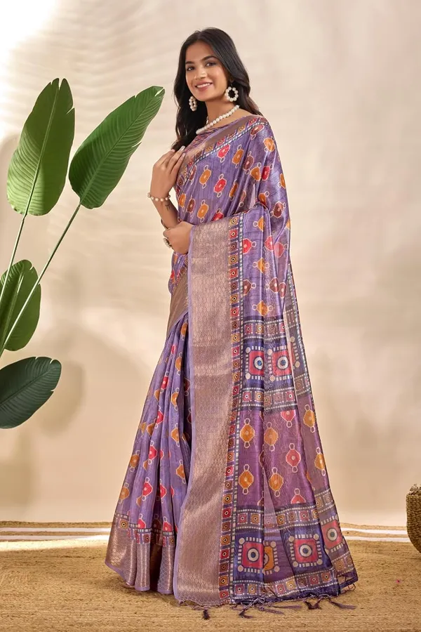 Women's_Elegant_Soft_Silk_Blend_Saree_with_Zari_Border_&_Designer_Printed_Pallu_for_Women_|_For_Traditional,_Festive_&_Wedding_|_5.5m_Saree_+_0.8m_Blouse_(Purple)