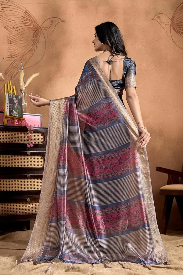 Women's_Elegant_Soft_Silk_Blend_Saree_with_Zari_Border_&_Designer_Printed_Pallu_for_Women_|_For_Traditional,_Festive_&_Wedding_|_5.5m_Saree_+_0.8m_Blouse_(Deep_Blue_&_Antique)