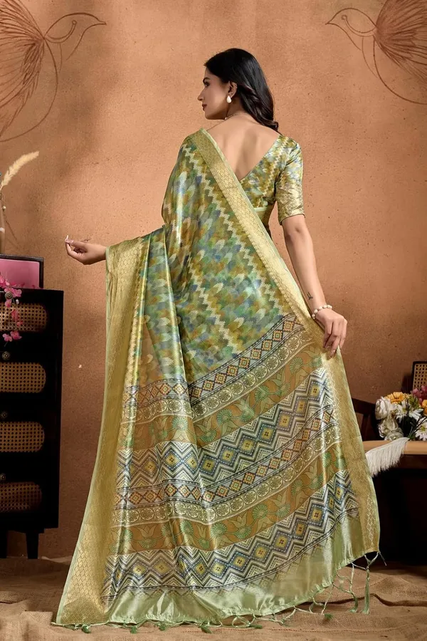 Women's_Elegant_Soft_Silk_Blend_Saree_with_Zari_Border_&_Designer_Printed_Pallu_for_Women_|_For_Traditional,_Festive_&_Wedding_|_5.5m_Saree_+_0.8m_Blouse_(Green_Mustard_&_Blue)