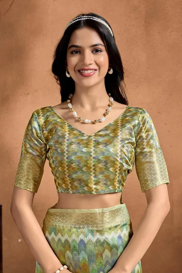 Women's_Elegant_Soft_Silk_Blend_Saree_with_Zari_Border_&_Designer_Printed_Pallu_for_Women_|_For_Traditional,_Festive_&_Wedding_|_5.5m_Saree_+_0.8m_Blouse_(Green_Mustard_&_Blue)