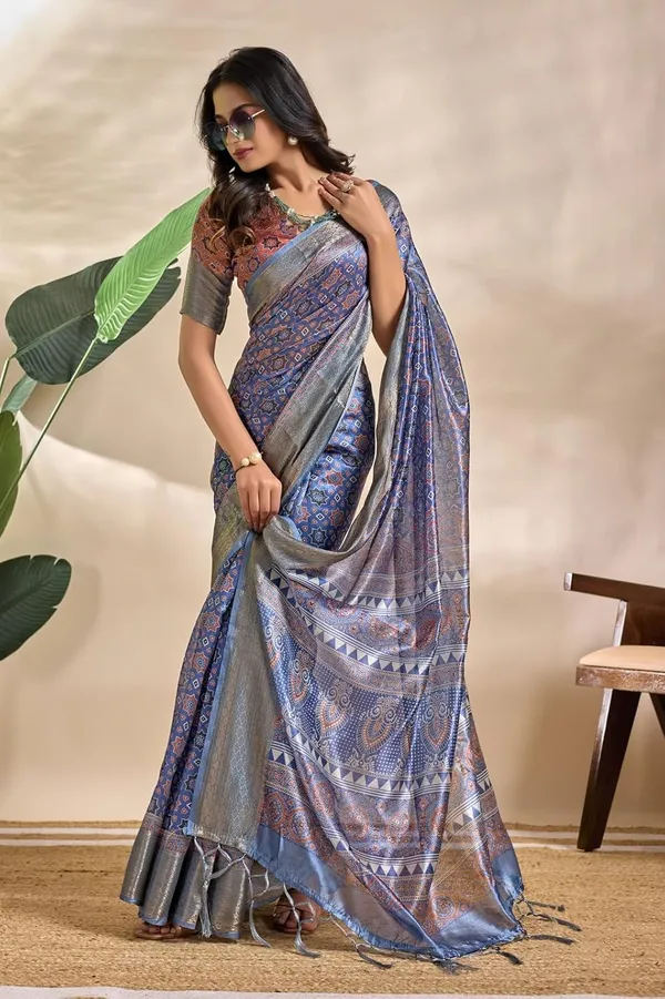 Women's_Elegant_Soft_Silk_Blend_Saree_with_Zari_Border_&_Designer_Printed_Pallu_for_Women_|_For_Traditional,_Festive_&_Wedding_|_5.5m_Saree_+_0.8m_Blouse_(Royal_Blue)