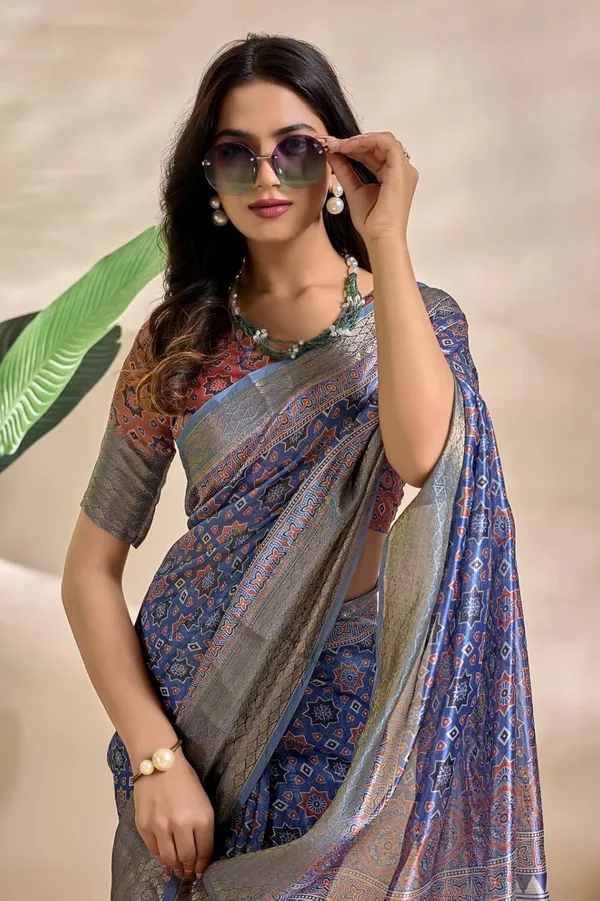 Women's_Elegant_Soft_Silk_Blend_Saree_with_Zari_Border_&_Designer_Printed_Pallu_for_Women_|_For_Traditional,_Festive_&_Wedding_|_5.5m_Saree_+_0.8m_Blouse_(Royal_Blue)