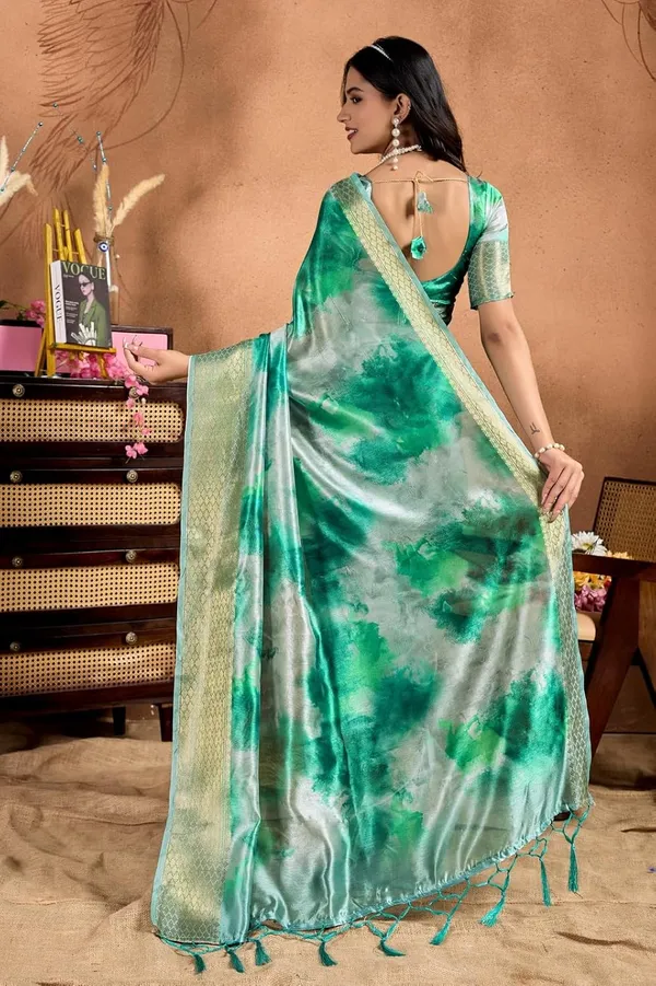 Women's_Elegant_Soft_Silk_Blend_Saree_with_Zari_Border_&_Designer_Printed_Pallu_for_Women_|_For_Traditional,_Festive_&_Wedding_|_5.5m_Saree_+_0.8m_Blouse_(Green_&_Aqua)