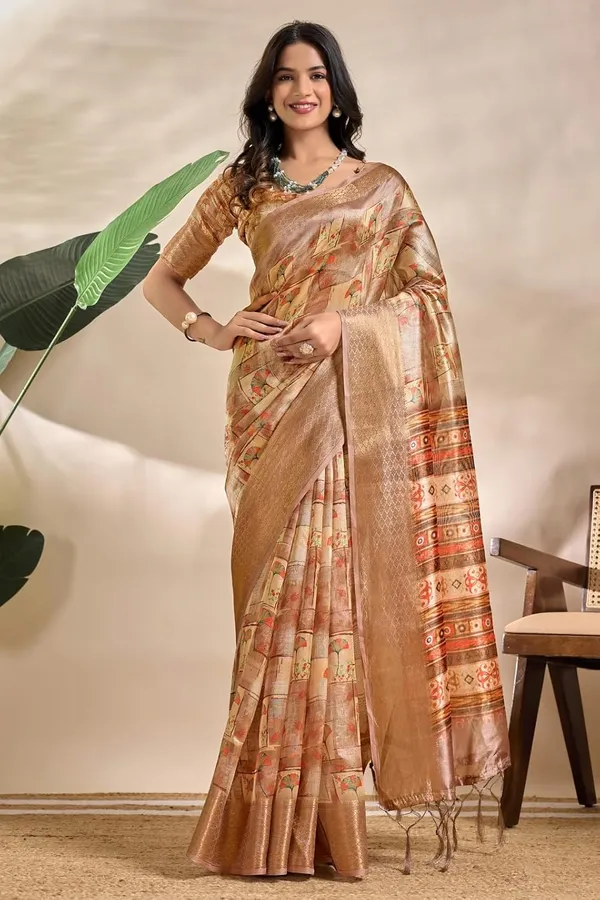 Women's_Elegant_Soft_Silk_Blend_Saree_with_Zari_Border_&_Designer_Printed_Pallu_for_Women_|_For_Traditional,_Festive_&_Wedding_|_5.5m_Saree_+_0.8m_Blouse_(Beige_&_Multicolor)