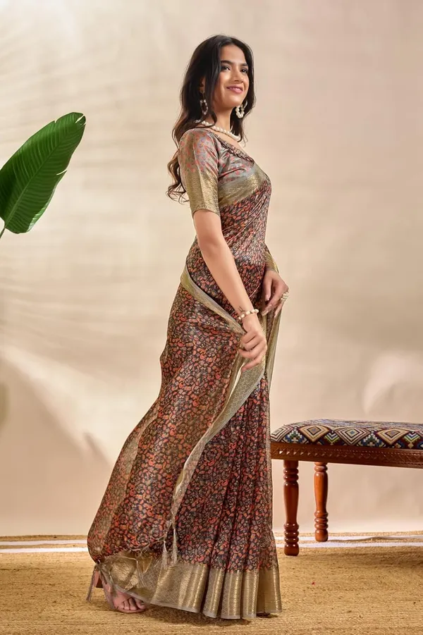 Women's_Elegant_Soft_Silk_Blend_Saree_with_Zari_Border_&_Designer_Printed_Pallu_for_Women_|_For_Traditional,_Festive_&_Wedding_|_5.5m_Saree_+_0.8m_Blouse_(Multi-tone)