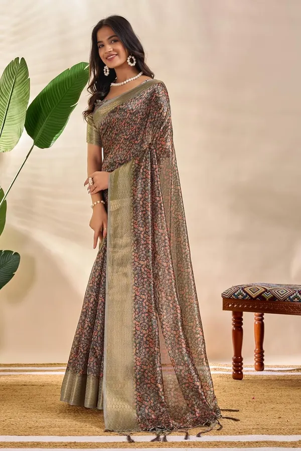 Women's_Elegant_Soft_Silk_Blend_Saree_with_Zari_Border_&_Designer_Printed_Pallu_for_Women_|_For_Traditional,_Festive_&_Wedding_|_5.5m_Saree_+_0.8m_Blouse_(Multi-tone)