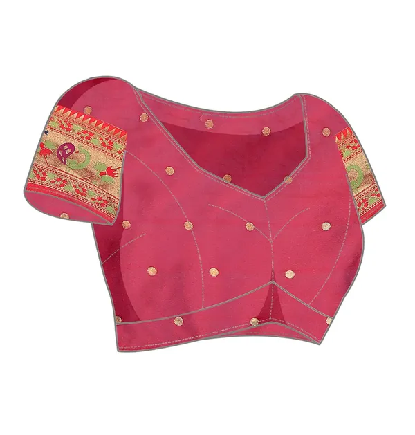 Pure_Silk_Paithani_Saree_with_Rich_Zari_Tree_&_Peacock_Motifs_|_For_Traditional_Wedding_&_Festivals_|_5.5m_Saree_+_0.8m_Blouse_(Light_Green_&_Red)