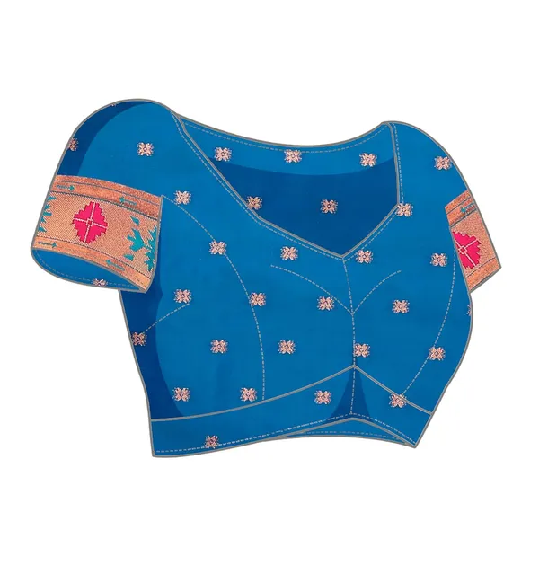 Pure_Silk_Paithani_Saree_with_Rich_Zari_Woven_Border_&_Peacock_Motifs_|_For_Traditional_Wedding_&_Festivals_|_5.5m_Saree_+_0.8m_Blouse_(Sky_Blue_&_Red)